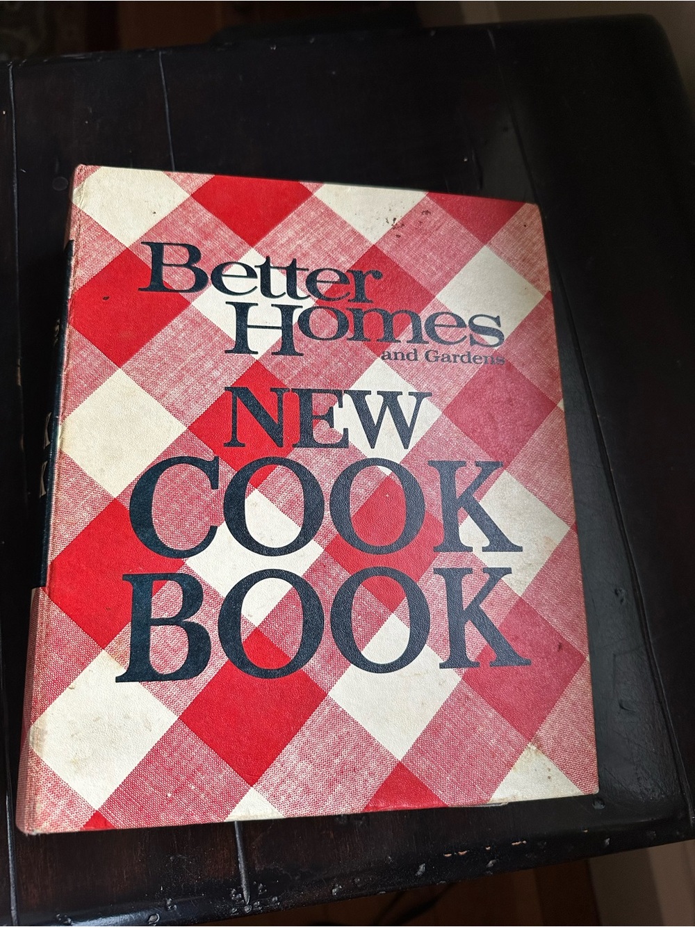 Vintage Better Homes and Gardens New Cook Book 1968 5 Ring Binder Plaid Retro